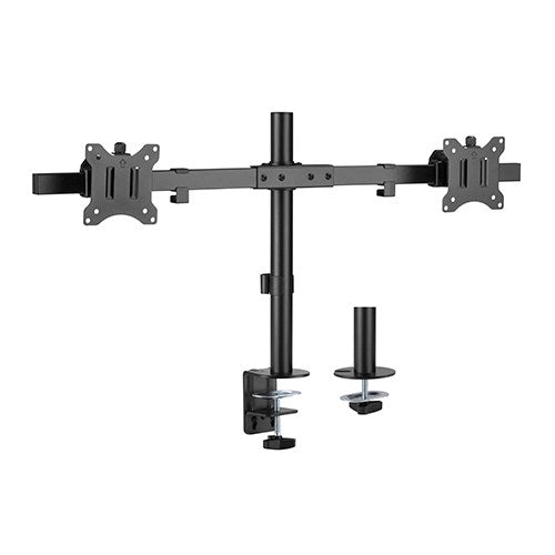 Brateck Pole Mount Dual-Screen Monitor Mount Fit Most 17'-32' Monitors, Weight Capacity (per screen): 9kg VESA 75x75/100x100 Brateck Pole Mount Dual-Screen Monitor Mount Fit Most 17'-32' Monitors, Weight Capacity (per screen): 9kg VESA 75x75/100x100